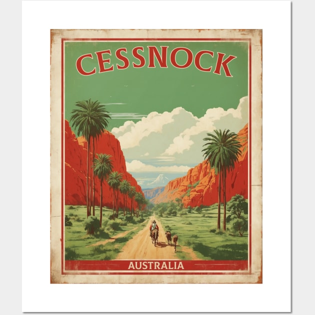 Cessnock Australia Vintage Travel Poster Tourism Wall Art by TravelersGems